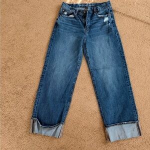 American Eagle Outfitters Wide Leg Jeans 6 short